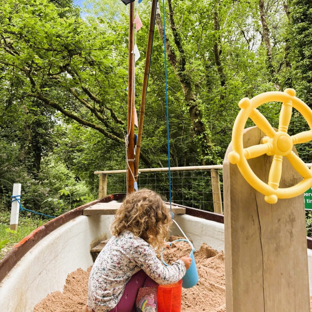 Family Glamping Cornwall Play park