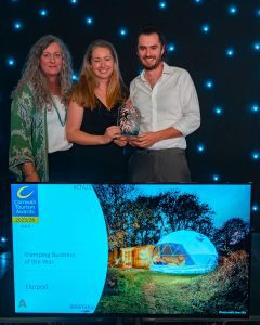 Cornwall Tourism Awards -Ekopod Gold