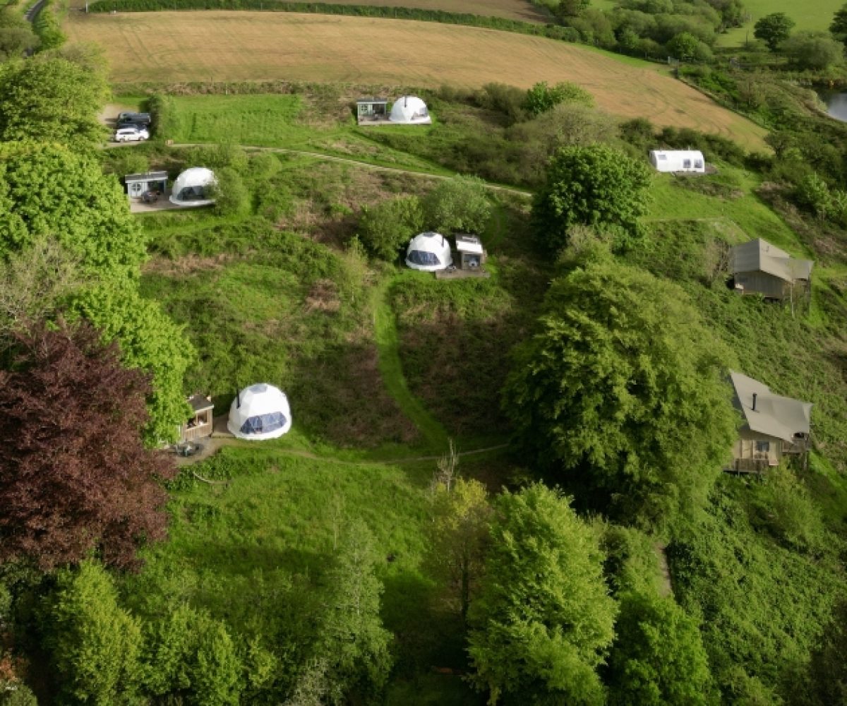 Exclusive use glamping site